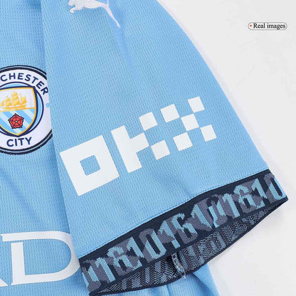 HAALAND #9 Manchester City Home Football Shirt - UCL