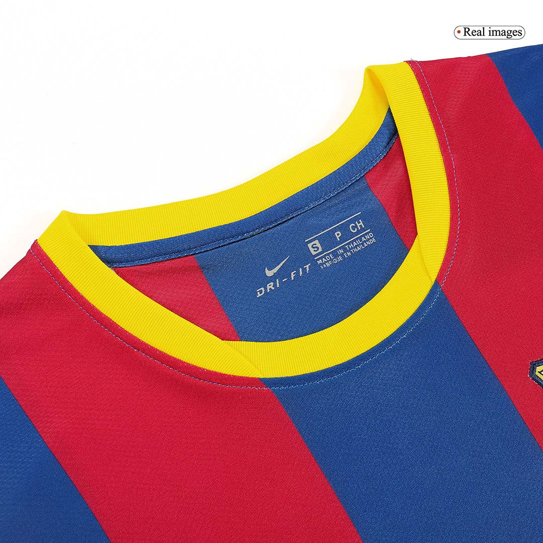 Retro A.INIESTA #8 2010/11 Barcelona Home Soccer Jersey