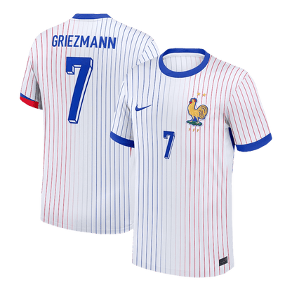 GRIEZMANN #7 France Away Soccer Jersey Euro 2024