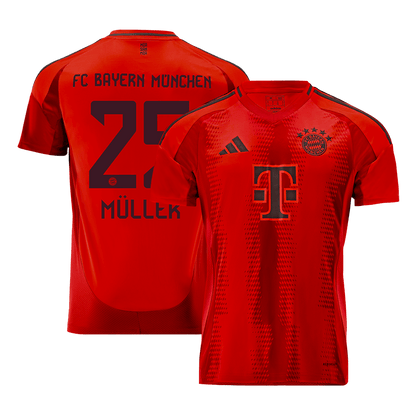 MÜLLER #25 Bayern Munich Home Soccer Jersey