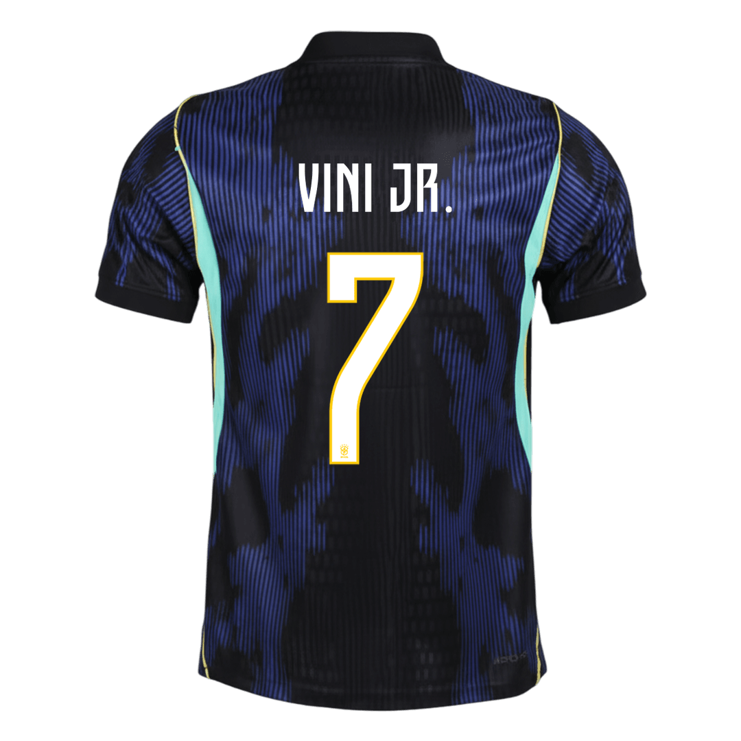 Player Version VINI JR. #7 Brazil Away Football Shirt 2026