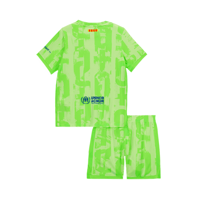 Kids Barcelona Custom Third Away Soccer Kits 2024/25