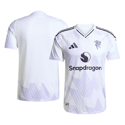 Authentic Manchester United Away Soccer Jersey 2025/26 White