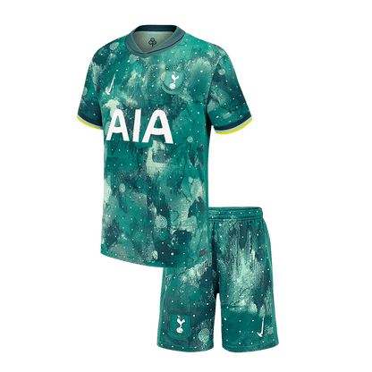 Kid's Tottenham Hotspur Third Away Football Shirt Kit(Shirt+Shorts) 2024/25