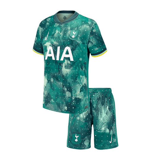 Kid's Tottenham Hotspur Third Away Football Shirt Kit(Shirt+Shorts) 2024/25