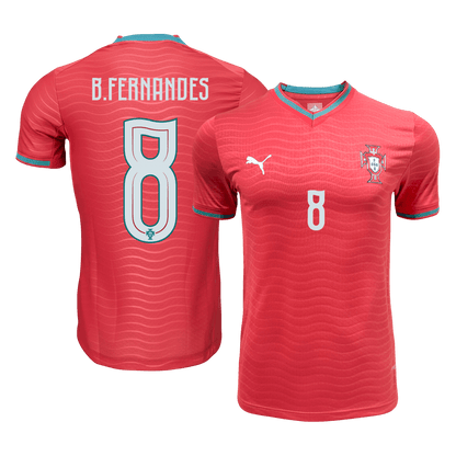 Men's Portugal B.FERNANDES #8 Home Shirt 2026 World Cup - Slim Fit