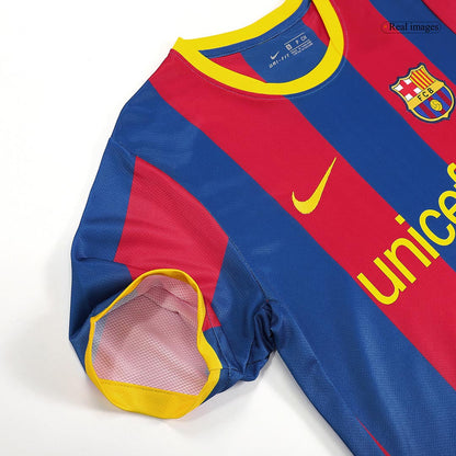 Retro 2010/11 Barcelona Home Soccer Jersey