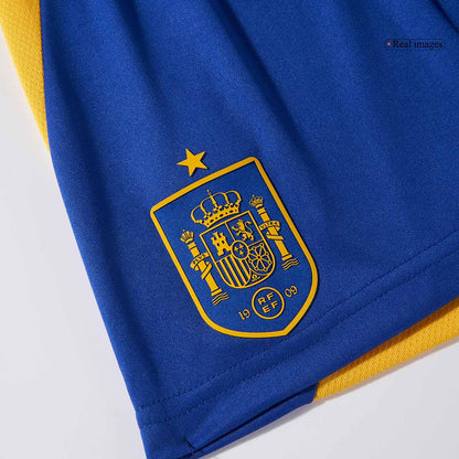 Kid's Spain Home Soccer Jersey Kit(Jersey+Shorts+Socks) Euro 2024