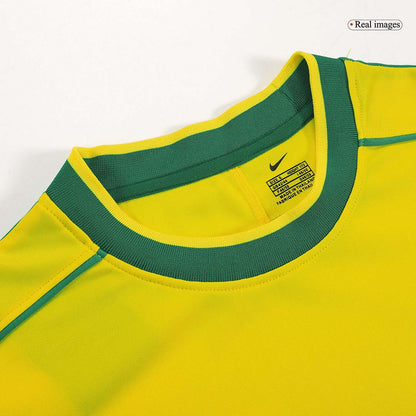 Retro 1998 Brazil Home Soccer Jersey