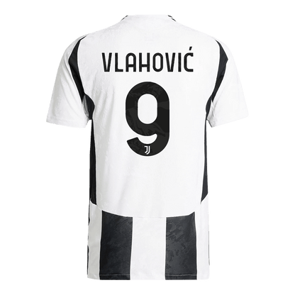 Authentic  VLAHOVIĆ  #9 Juventus Home Soccer Jersey 2024/25 - Save The Children Sponsor