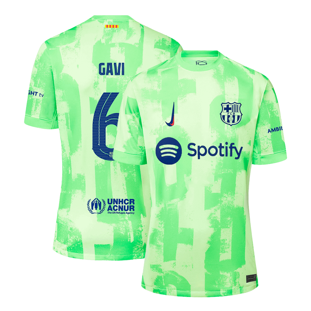 GAVI #6 Barcelona Third Away Soccer Jersey - UCL