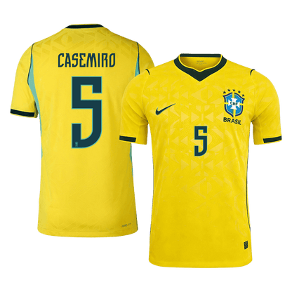 Authentic CASEMIRO #5 Brazil Home Football Shirt 2026