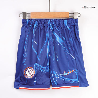 Kid's Chelsea Home Football Shirt Kit(Shirt+Shorts) 2024/25
