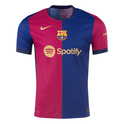 Authentic  LAMINE YAMAL #19 Barcelona Home Football Shirt 2024/25- - old sponsor