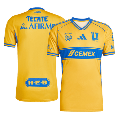 Tigres UANL Home Soccer Jersey 25/26 Yellow
