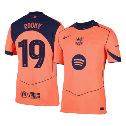 Authentic ROONY #19 Barcelona Third Away Soccer Jersey 2025/26
