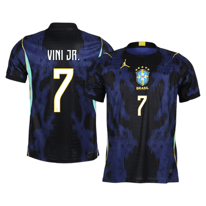 Brazil VINI JR. #7 2026 World Cup Away Shirt - Slim Fit