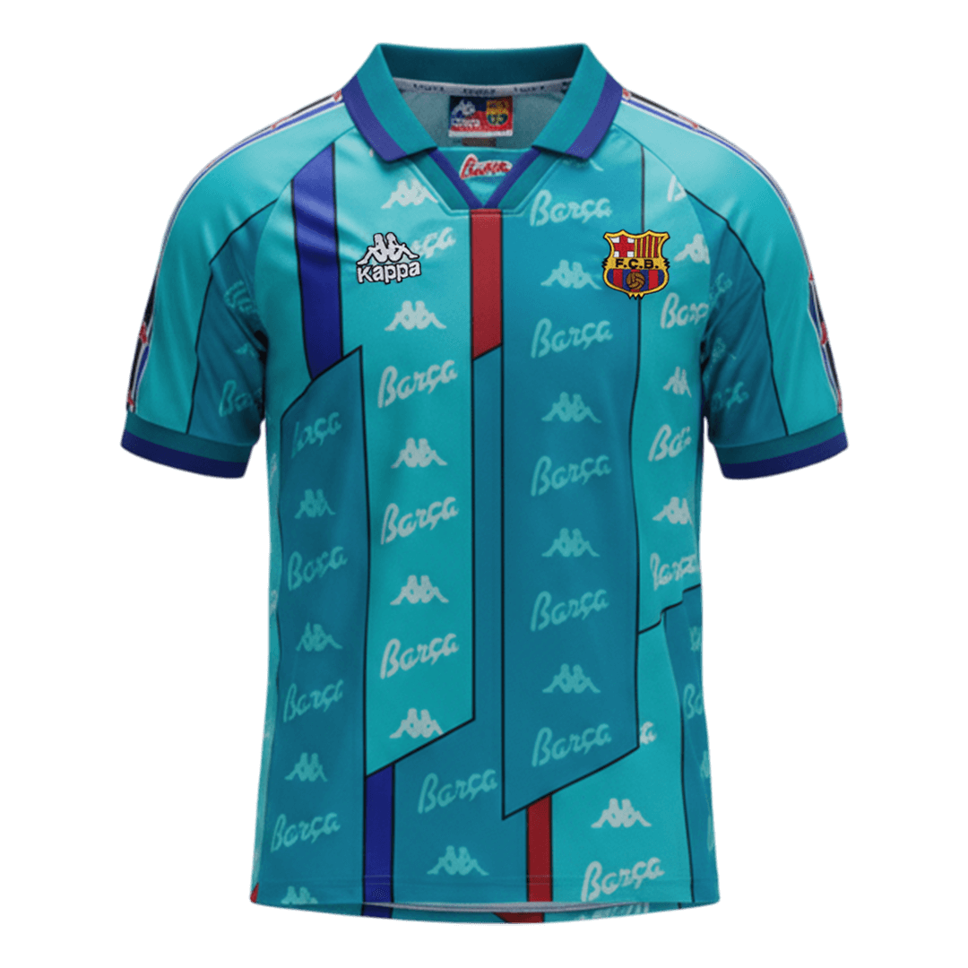 Retro 1996/97 Barcelona Away Soccer Jersey