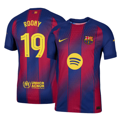 Authentic ROONY #19 Barcelona Home Soccer Jersey 2025/26