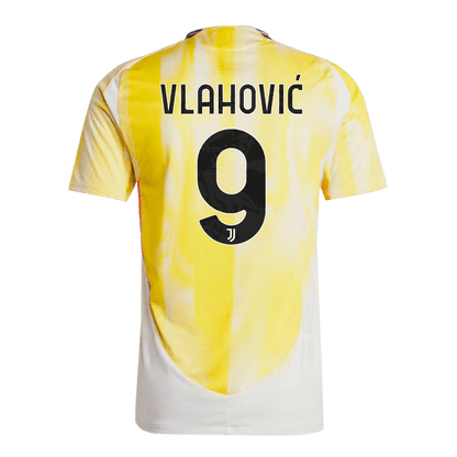 Authentic  VLAHOVIĆ  #9 Juventus Away Soccer Jersey 2024/25 - Save The Children Sponsor