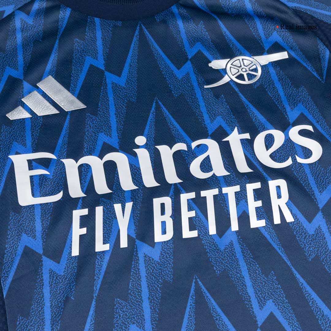 RICE #41 Authentic Arsenal Away Soccer Jersey 2025/26 Blue