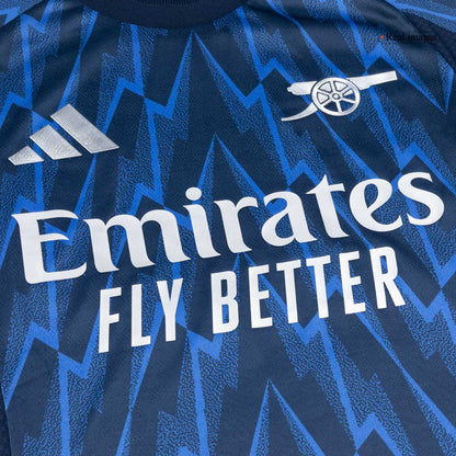 ØDEGAARD #8 Authentic Arsenal Away Soccer Jersey 2025/26 Blue