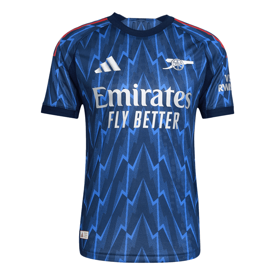 RICE #41 Authentic Arsenal Away Soccer Jersey 2025/26 Blue