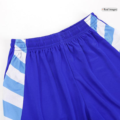 Kid's Argentina Away Soccer Jersey Kit(Jersey+Shorts) 2024