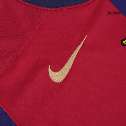 Barcelona Home Football Shirt 2024/25 - Spotify Logo Without Text