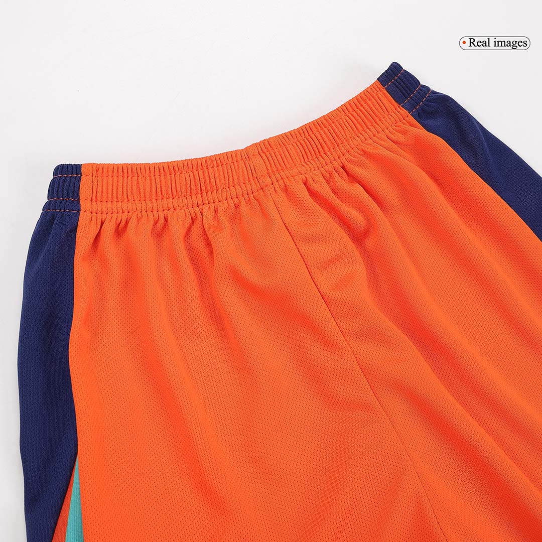 Kid's Netherlands Home Soccer Jersey Kit(Jersey+Shorts+Socks) Euro 2024
