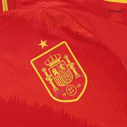 Authentic LAMINE YAMAL #19 Spain Home Soccer Jersey Euro 2024