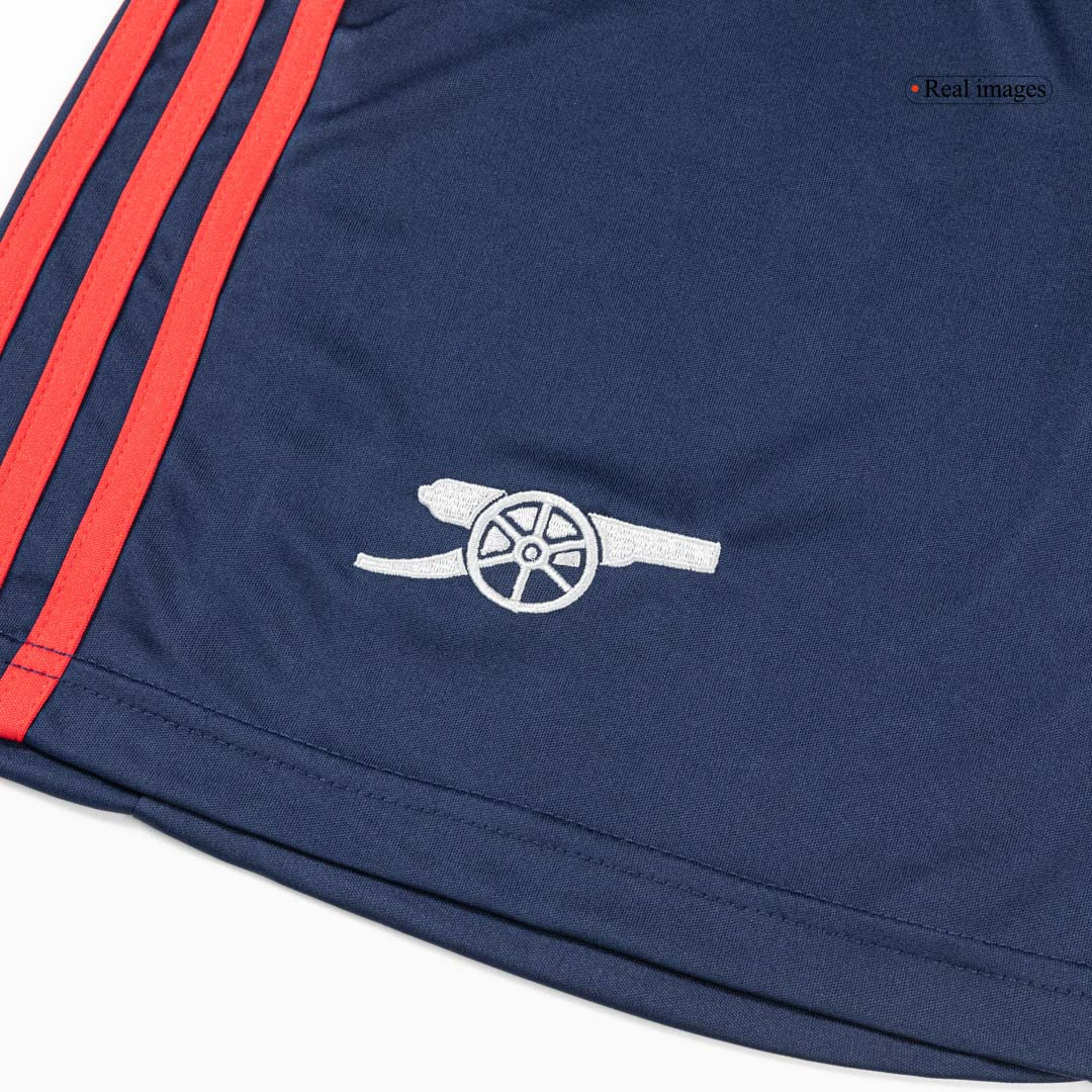 Arsenal Away Soccer Jersey Kit(Jersey+Shorts) 2025/26 Blue