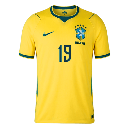 ENDRICK #19 Brazil Home Football Shirt World Cup 2026 Yellow