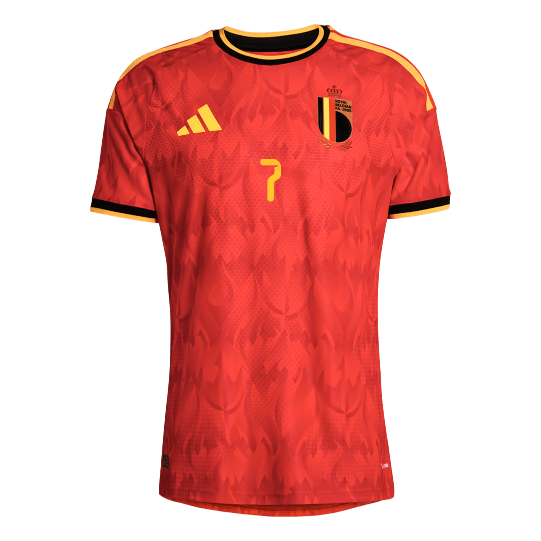 Belgium DE BRUYNE #7 Men's Home Shirt World Cup 2026 - Slim Fit