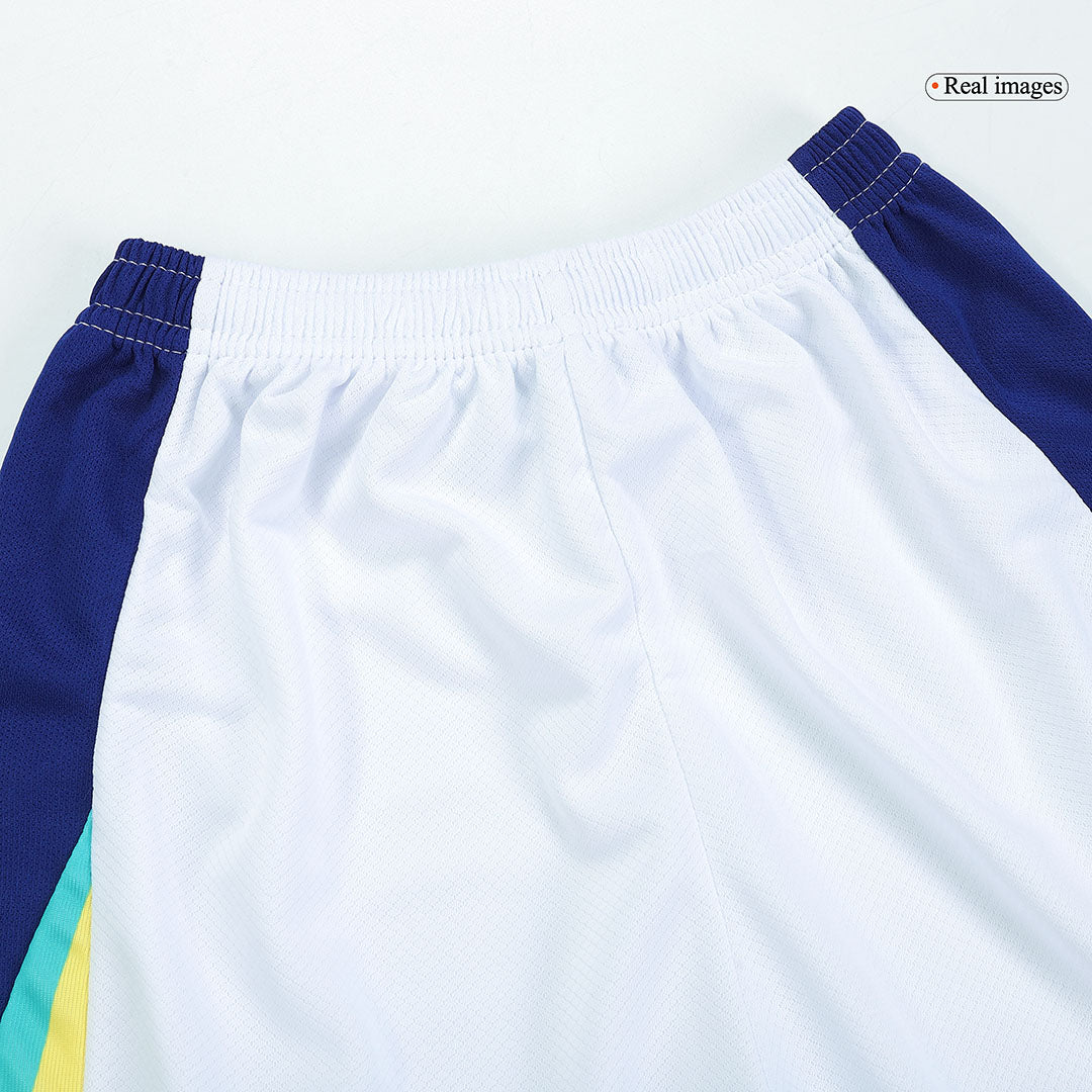 Kid's Brazil Away Soccer Jersey Kit(Jersey+Shorts) Copa America 2024