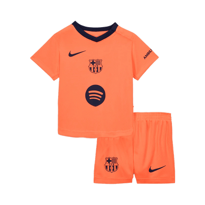 Kid's Barcelona Third Away Soccer Jersey Kit(Jersey+Shorts) 2025/26
