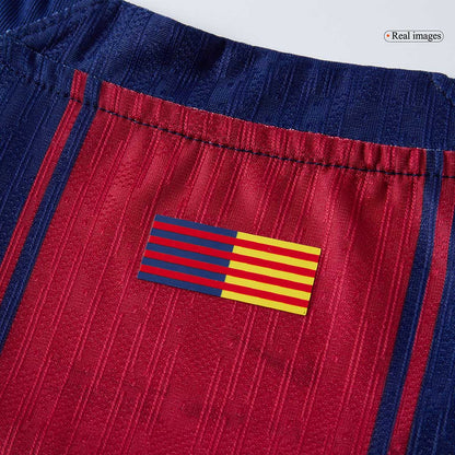 Authentic CUBARSÍ #2  Barcelona Home Soccer Jersey 2025/26 Red&Blue