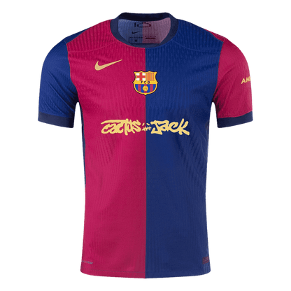 Authentic Barcelona X Travis Scott Home Soccer Jersey 2024/25 Red&Blue