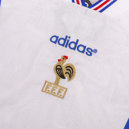Retro 1996 France Away Soccer Jersey