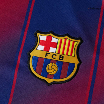 Barcelona Home Soccer Jersey Kit(Jersey+Shorts) 2025/26 Red&Blue