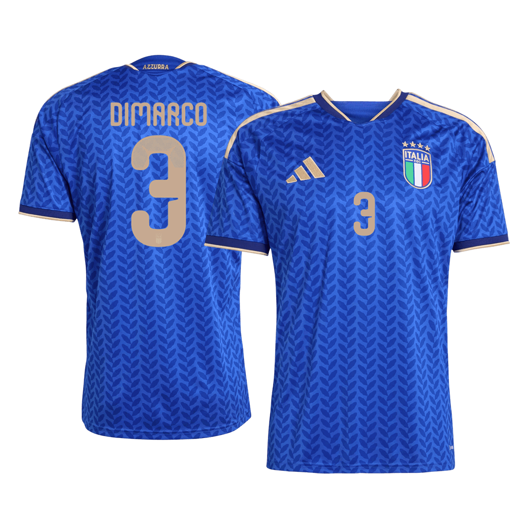 Men's Italy DIMARCO Home Jersey #3 World Cup 2026