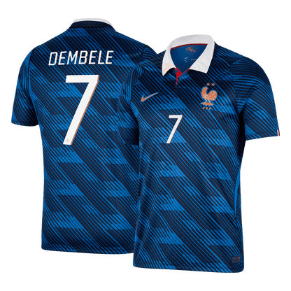 DEMBELE #7 France Home Football Shirt World Cup 2026 Blue