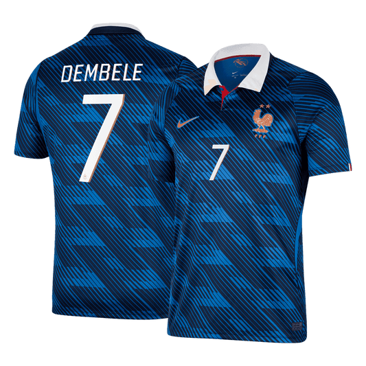 DEMBELE #7 France Home Football Shirt World Cup 2026 Blue