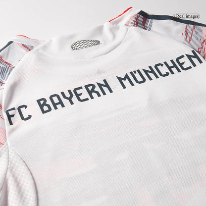 Authentic  MÜLLER  #25 Bayern Munich Away Soccer Jersey 2025/26 White