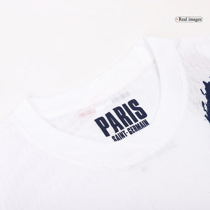 Authentic KVARATSKHELIA #7 PSG Away Soccer Jersey 2024/25 White - UCL