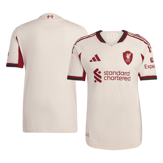 Authentic Liverpool Away Soccer Jersey 25/26 White