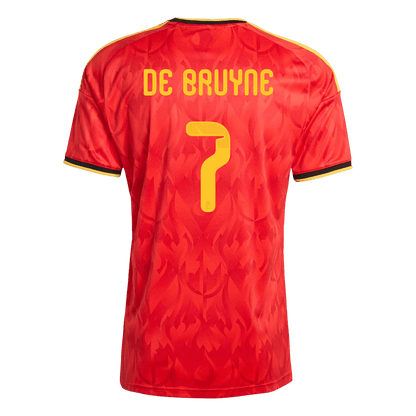 Belgium DE BRUYNE #7 World Cup 2026 Men's Home Shirt
