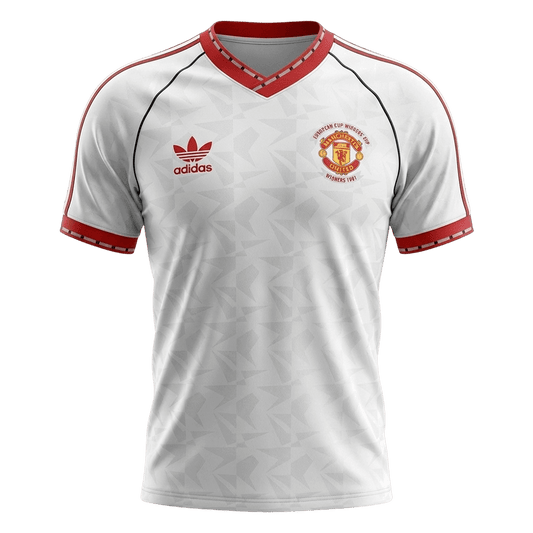 Retro 1991 Manchester United Away Soccer Jersey