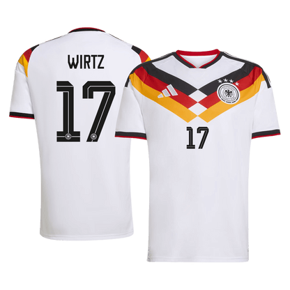 Men's Germany WIRTZ Home Jersey #17 World Cup 2026