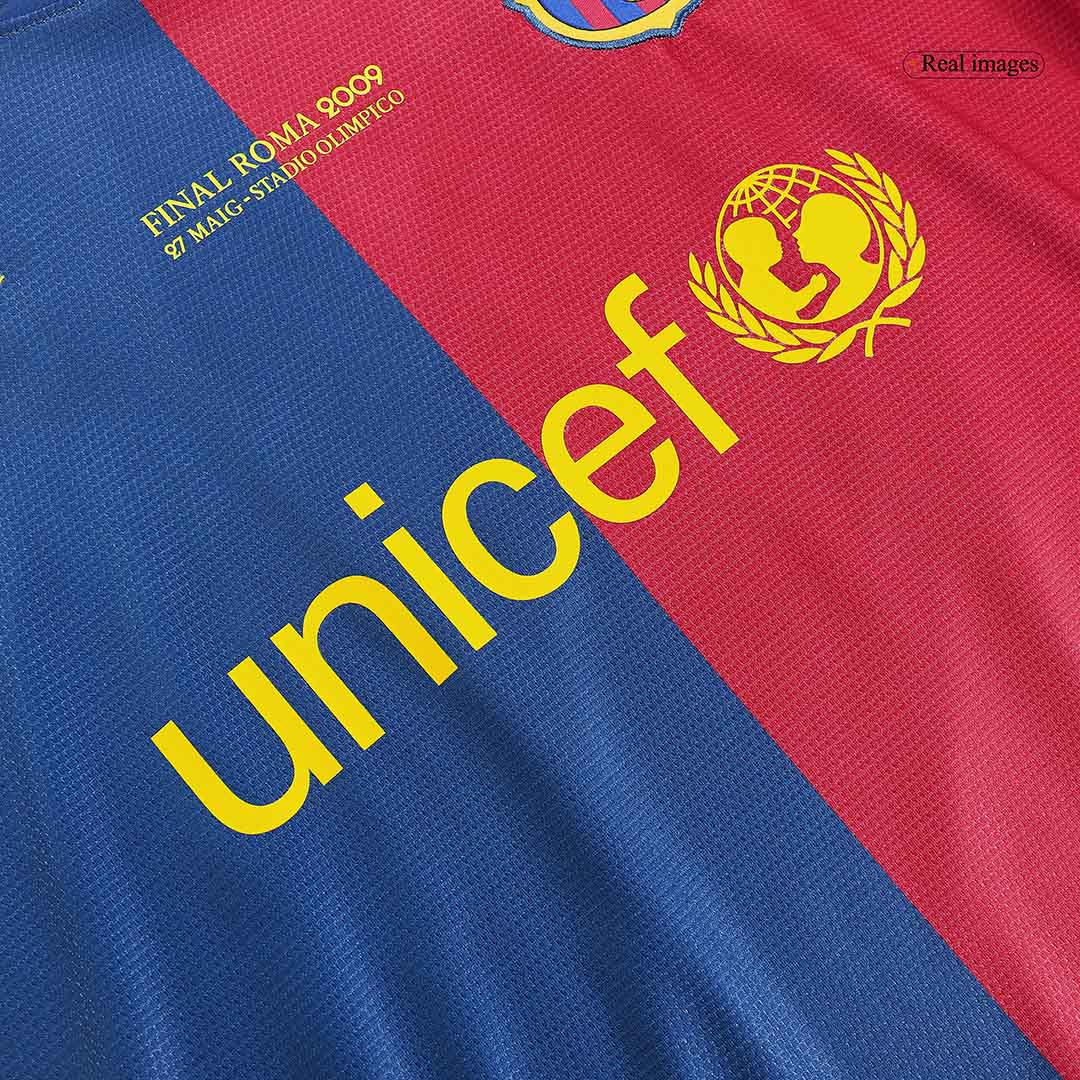 Retro A.INIESTA #8 2008/09 Barcelona Home Soccer Jersey
